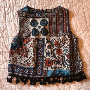 Earthbound Fringe Tank/Crop Top